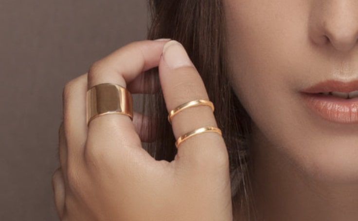 Anillos de oro 14k